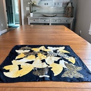 Salvatore Ferragamo Silk Scarf - 18”x17”
